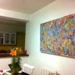 Uma tela encantada - Na casa do cliente