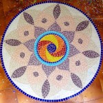 Uma bela mandala com significado especial - Mosaico