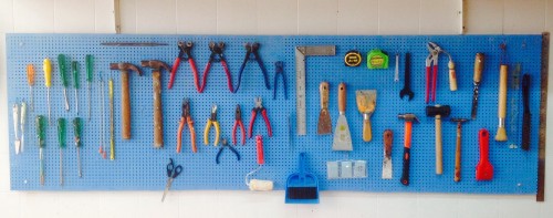 Como fazer um painel de ferramentas - Faça você mesmo - Além da Rua Atelier