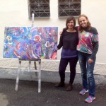 Vem pintar com a gente! Hoje tem telas e uma mesa fofa!