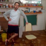 A "nova" velha cadeira do Glau - Restauração e mosaico