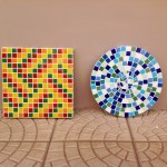 Novas lindezas em mosaico! Mesas e tampos de mesa!