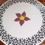 Incríveis tampos e mesas de mosaico