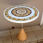 Curso de mosaico, pintura em móveis, madeira e telas - abril de 2016