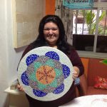 Curso de pintura em móveis e curso de mosaico - Junho de 2016