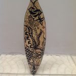 Remo pintado à mão