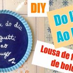 Faça você mesmo | Lousa feita com forma de bolo | Vídeo