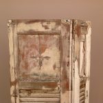 Madeira de demolição - Veneziana transformada em biombo