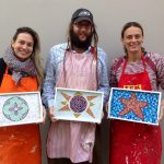 Cursos de mosaico, pintura abstrata em tela e decoupage | Junho de 2017