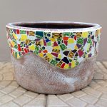 Como decorar vasos com mosaico - Aula gratuita online - Vídeo