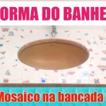 DIY - Mosaico na bancada da pia - Reforma do Banheiro, com vídeo