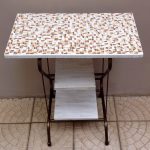 DIY | Como reformar mesa antiga | Mosaico e Pátina