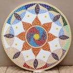 Piso de mosaico - Mandala - Mosaico em São Paulo