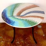 Uma mesa de mosaico incrível! | Degradê colorido