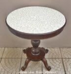 Novos trabalhos em mosaico: mesas e espelhos