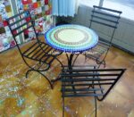 Decorando pequenas varandas com mosaico