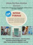 Quem quer fazer cursos no Além da Rua Atelier?